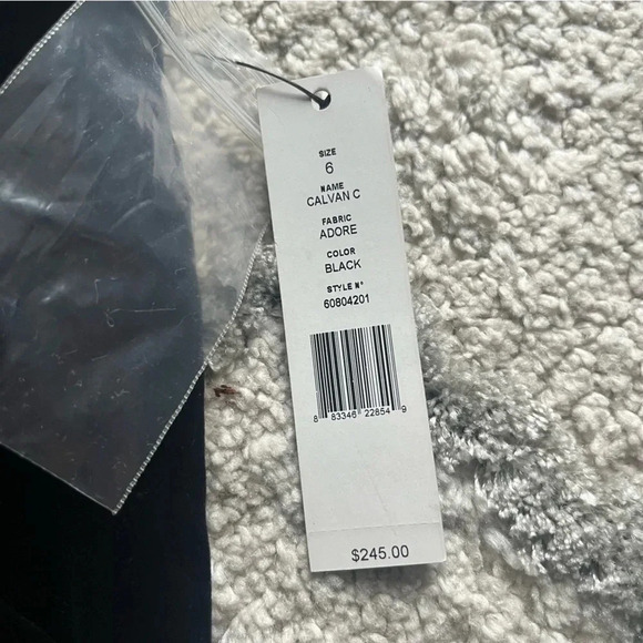 Theory Black Straight Leg Pants - Picture 2 of 9